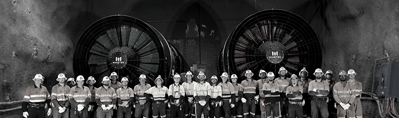 underground ventilation innovators Australia minetek 