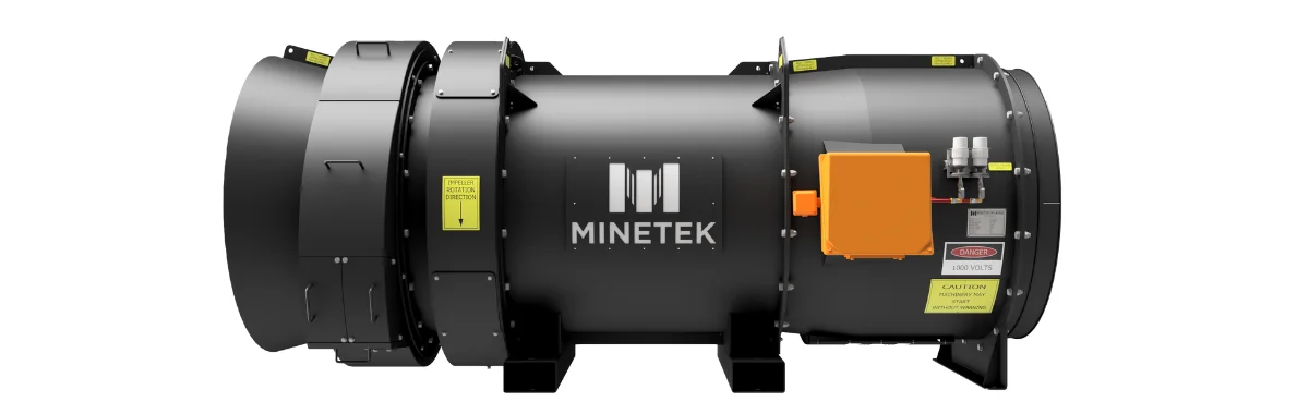 Minetek underground ventilation