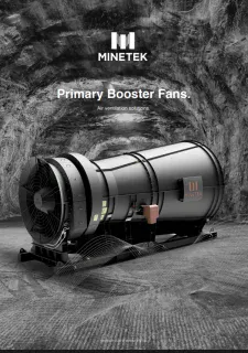 Minetek Air Primary Booster Fan capability brochure