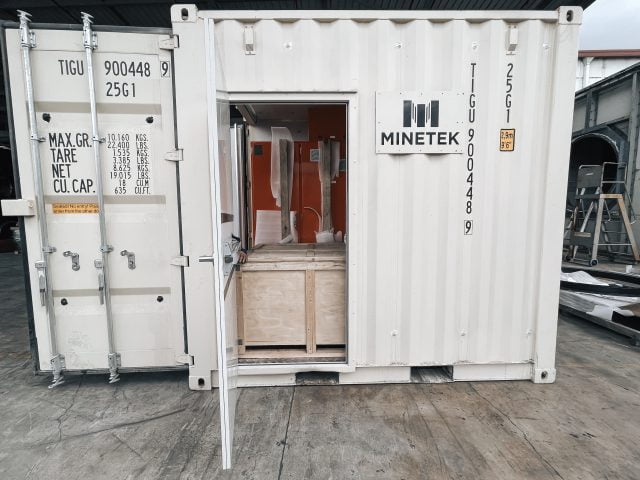 Minetek containerised switch room