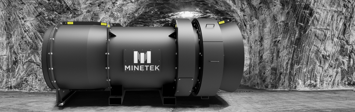 Minetek Underground ventilation technology.