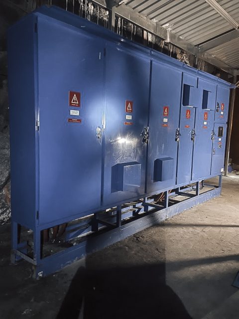 Agnew mine underground electrical Dual 1.1MW Fan MCC