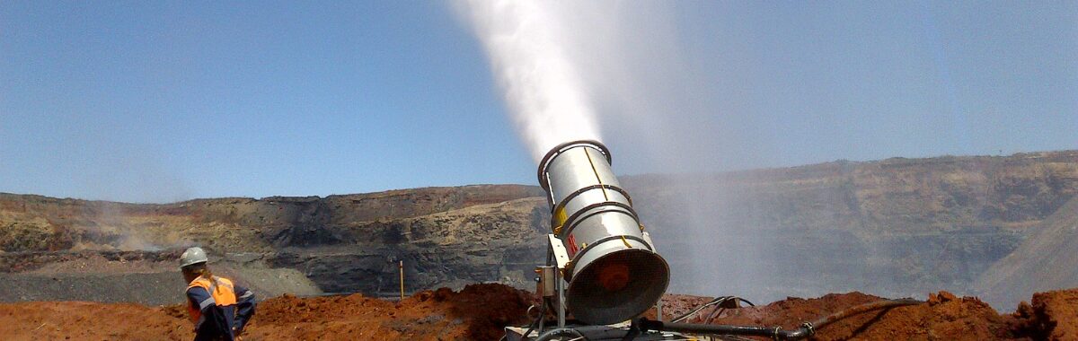 Mine water evaporator