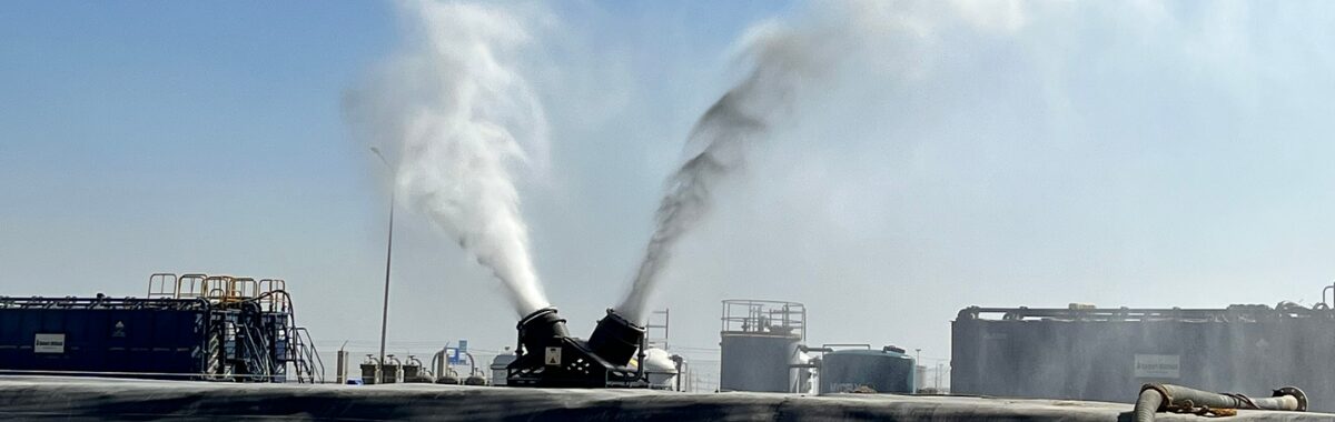 Twin floating wate evaporator