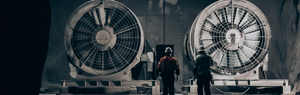 Underground ventilation fan