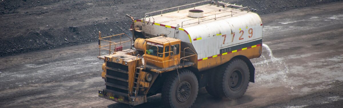 Mine truck routine water haulage