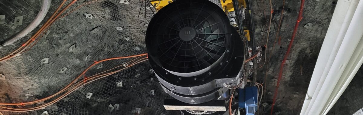 Underground mine fan