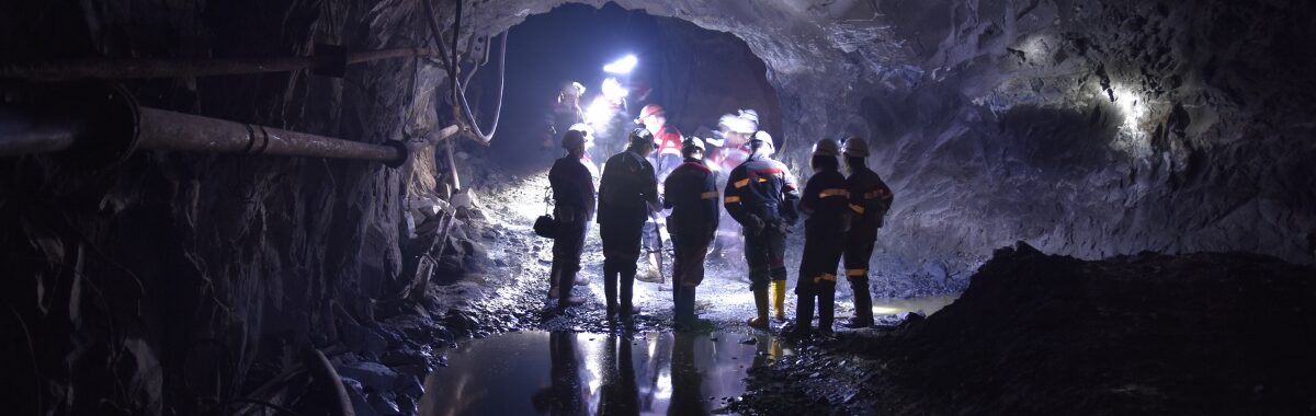Underground mining crew