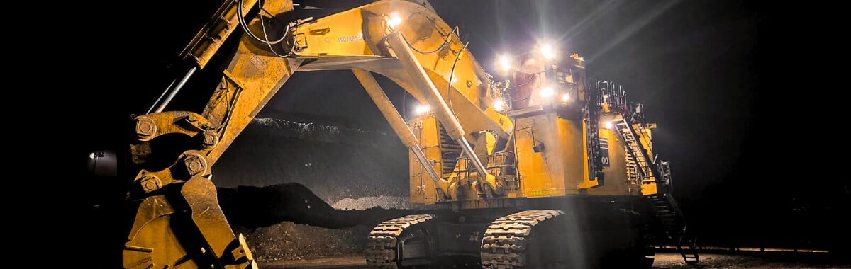 Komatsu excavator