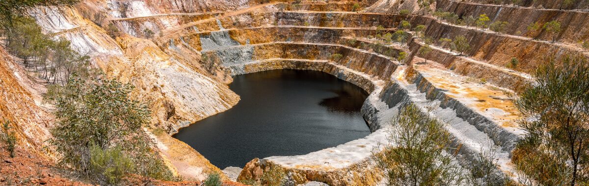 Abandoned gold mine